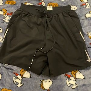 Nike dri fit running shorts size large